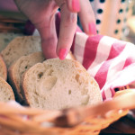 Bread in basket
